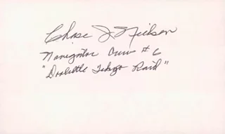 Chase J. Nielsen autograph