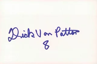 Dick Van Patten autograph