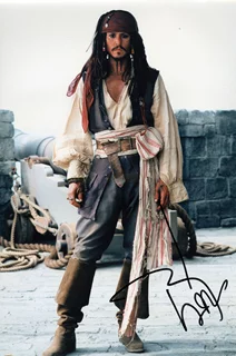 Johnny Depp autograph