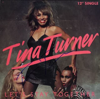 Tina Turner autograph