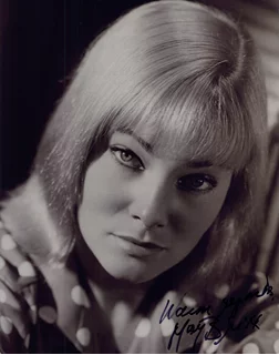 May Britt autograph