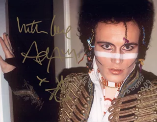 Adam Ant autograph Adam Ant autograph