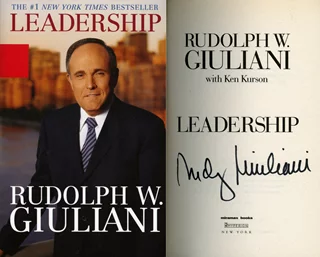 Rudy Giuliani autograph