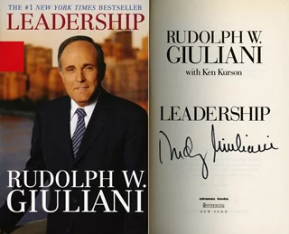 Rudy Giuliani autograph