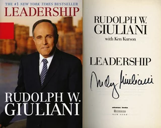 Rudy Giuliani autograph