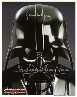 Darth Vader autograph