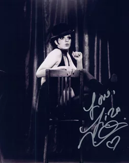 Liza Minnelli autograph