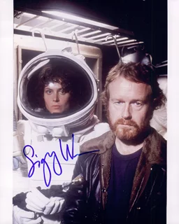 Sigourney Weaver autograph