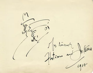 Mr. Flotsam & Mr. Jetsam autograph