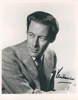 Rex Harrison autograph