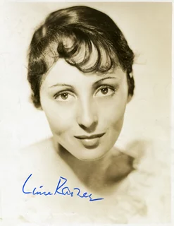 Luise Rainer autograph