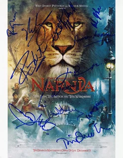 Chronicles of Narnia autograph
