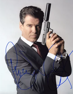 Pierce Brosnan autograph