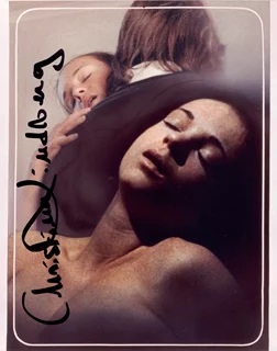 Christina Lindberg autograph