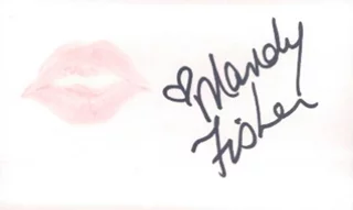 Mandy Fisher autograph