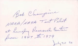 Robert Champine autograph