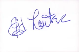 Ed Lauter autograph