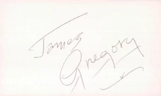James Gregory autograph