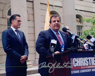 Chris Christie autograph