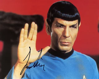 Leonard Nimoy autograph