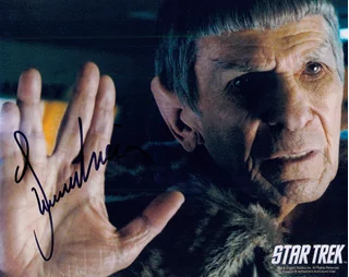 Leonard Nimoy autograph
