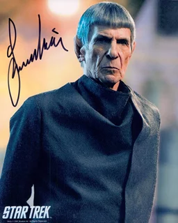Leonard Nimoy autograph