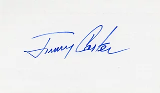 Jimmy Carter autograph
