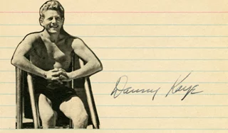 Danny Kaye autograph