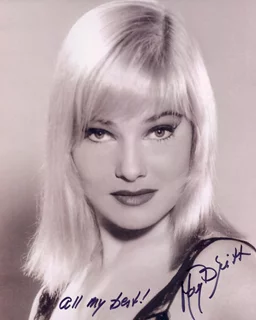 May Britt autograph