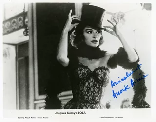 Anouk Aimee autograph