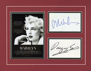My Week With Marilyn autograph