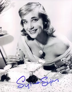 Sylvia Syms autograph