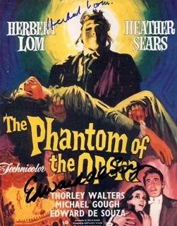 The Phantom of The Opera autograph