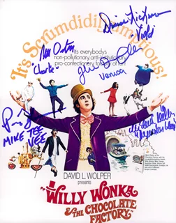Willy Wonka and The Chocolate Factory autograph