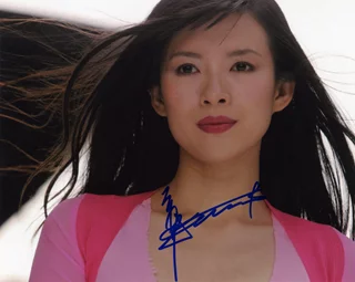 Ziyi Zhang autograph