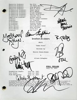 Brothers & Sisters autograph
