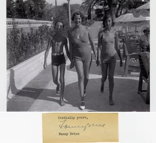 Fanny Brice autograph