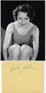 Ruby Keeler autograph