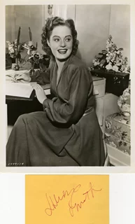 Alexis Smith autograph