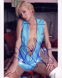 Paris Hilton autograph