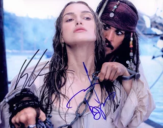Pirates of The Caribbean autograph