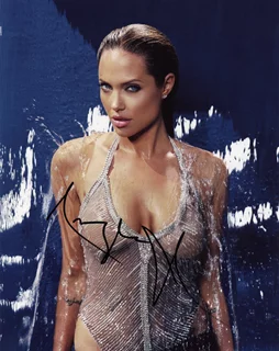 Angelina Jolie autograph