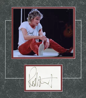 Rod Stewart autograph