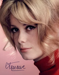 Catherine Deneuve autograph
