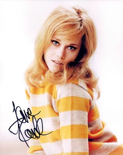 Jane Fonda autograph