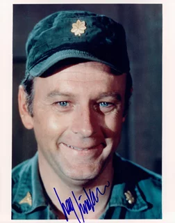 Larry Linville autograph