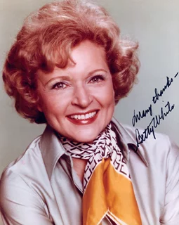 Betty White autograph