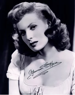 Maureen O'Hara autograph