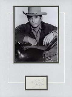 Michael Landon autograph