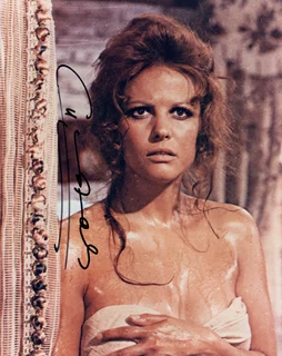 Claudia Cardinale autograph